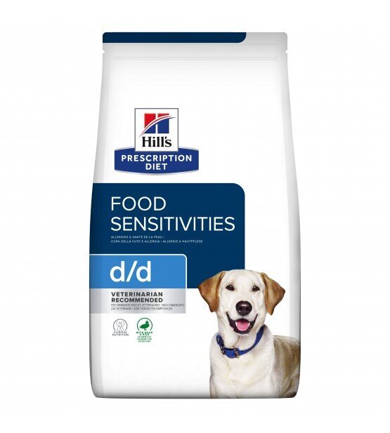 Hill's PD Canine d/d koerakuivtoit pardi ja riisiga (seeditav), 1,5 kg цена и информация | Koerte kuivtoit ja krõbinad | hansapost.ee