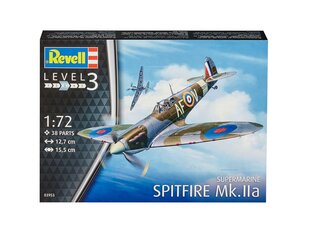 Revell Spitfire Mk.IIa 1:72 цена и информация | Конструкторы и кубики | hansapost.ee