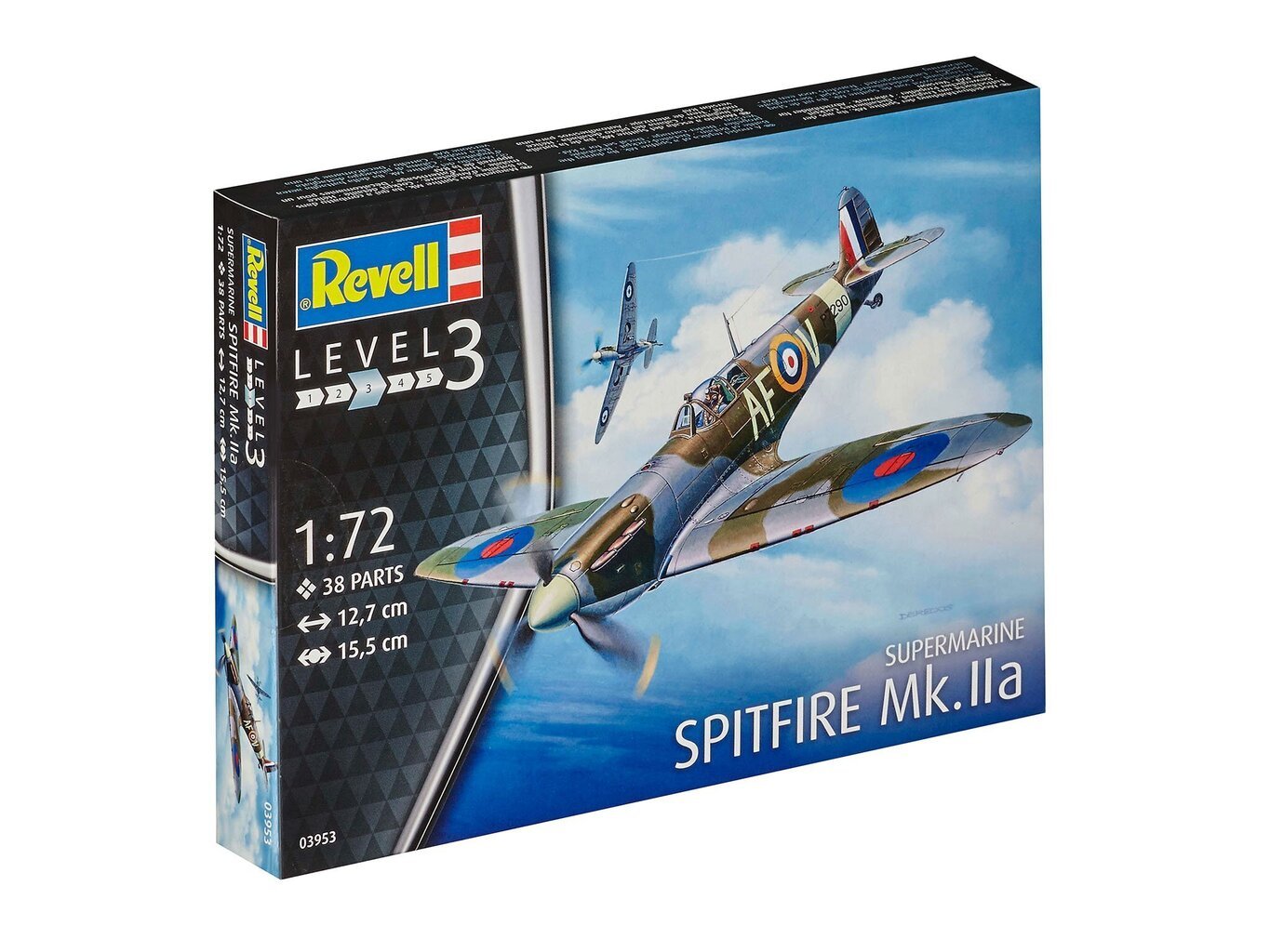 Revell Spitfire Mk.IIa 1:72 hind ja info | Klotsid ja konstruktorid | hansapost.ee