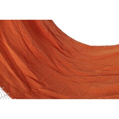 Võrkkiik DKD Home Decor, oranž, polüester / puuvill / mänd, narmad (255 x 80 x 28 cm) hind ja info | Võrkkiiged | hansapost.ee