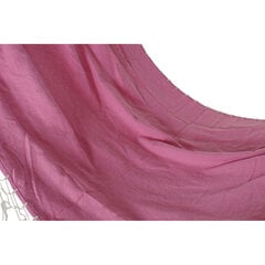Võrkkiik DKD Home Decor, roosa, polüester / puuvill / mänd, narmad (255 x 80 x 28 cm) hind ja info | Võrkkiiged | hansapost.ee