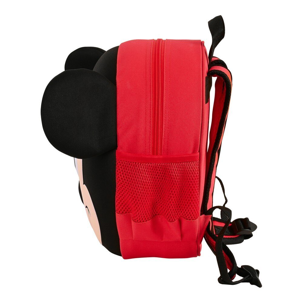 3D-Laste seljakott Mickey Mouse Clubhouse Punane Must (31 x 31 x 10 cm) hind ja info | Koolikotid ja seljakotid | hansapost.ee