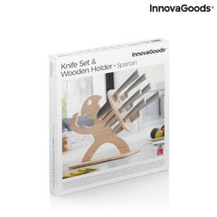 Puidust Alusega Nugade Komplekt Spartan InnovaGoods 7 Tükid, osad price and information | Kitchen knives and sharpeners | hansapost.ee