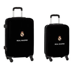 Käsipagasi kohver Real Madrid C.F. 2 tk, valge / türkiis 20''/24'' hind ja info | Kohvrid, reisikotid | hansapost.ee