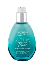 Очищающий и увлажняющий концентрат Biotherm Aqua Pure 50 мл цена и информация | Сыворотки для лица, масла | hansapost.ee