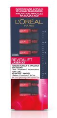 L'Oréal Paris Revitalift Laser – koorivad ampullid, 7-päevane hooldus, 7 x 1 ml hind ja info | Näoõlid, ampullid ja seerumid | hansapost.ee