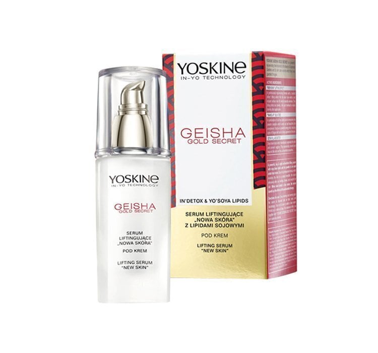 Näoseerum nahka tõstva efektiga Yoskine Geisha Gold Secret 30 ml hind ja info | Näoõlid, ampullid ja seerumid | hansapost.ee