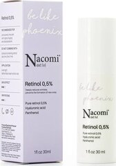 Näoseerum Nacomi Next Level Retinol 0,5% 30 ml цена и информация | Nacomi Для ухода за лицом | hansapost.ee