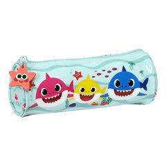 Silindriline koolikott Baby Shark Beach Day helesinine (20 x 7 x 7 cm) hind ja info | Pinalid | hansapost.ee