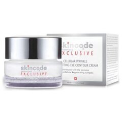 Silmaümbruskreem Skincode Exclusive Cellular Wrinkle Prohibiting Eye Contour Cream 15 ml цена и информация | Сыворотки, кремы для век | hansapost.ee