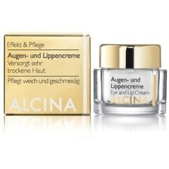 Toitev silma- ja huulekreem Alcina Effective Care 15 ml hind ja info | Alcina Parfüümid, lõhnad ja kosmeetika | hansapost.ee