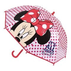 Vihmavari Minnie Mouse Punane (Ø 71 cm) hind ja info | Aksessuaarid lastele | hansapost.ee