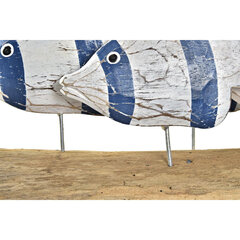 Dekoratiivkuju DKD Home Decor Sinine Puit Pruun Valge Meremees Spiraalid (36 x 10 x 13 cm) (2 Ühikut) hind ja info | Sisustuselemendid | hansapost.ee
