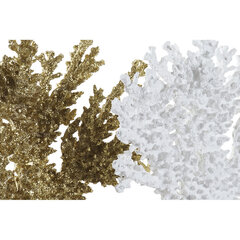 Dekoratiivkuju DKD Home Decor Kuldne Korallpunane Valge Vaik Vahemere (34 x 10 x 27,5 cm) (2 Ühikut) hind ja info | Sisustuselemendid | hansapost.ee