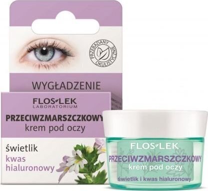 Silmakreem Floslek Eyebright and Hyaluronic Acid 15 ml hind ja info | Silmakreemid ja seerumid | hansapost.ee