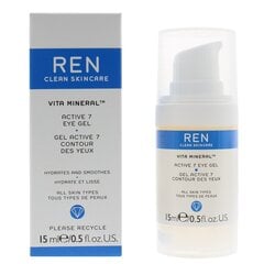 Увлажняющий гель для контура глаз Ren Clean Skincare Vita Mineral Active 7, 15 мл цена и информация | Ren Clean Skincare Для ухода за лицом | hansapost.ee