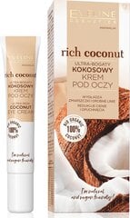 Крем для век Eveline Rich Coconut, 20 мл цена и информация | Сыворотки, кремы для век | hansapost.ee