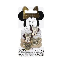 Juuksekummid Minnie Mouse 4 Ühikut Kuldne hind ja info | Juukseaksessuaarid | hansapost.ee