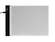 Visanditahvel, XL 33,5 cm 3 tasemega USB valgustus. Joonistuslaud hind ja info | Kunstitarbed, voolimise tarvikud | hansapost.ee