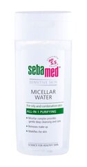 Очищающая мицеллярная вода для жирной и смешанной кожи Sebamed Sensitive Skin 200 мл цена и информация | Аппараты для ухода за лицом | hansapost.ee