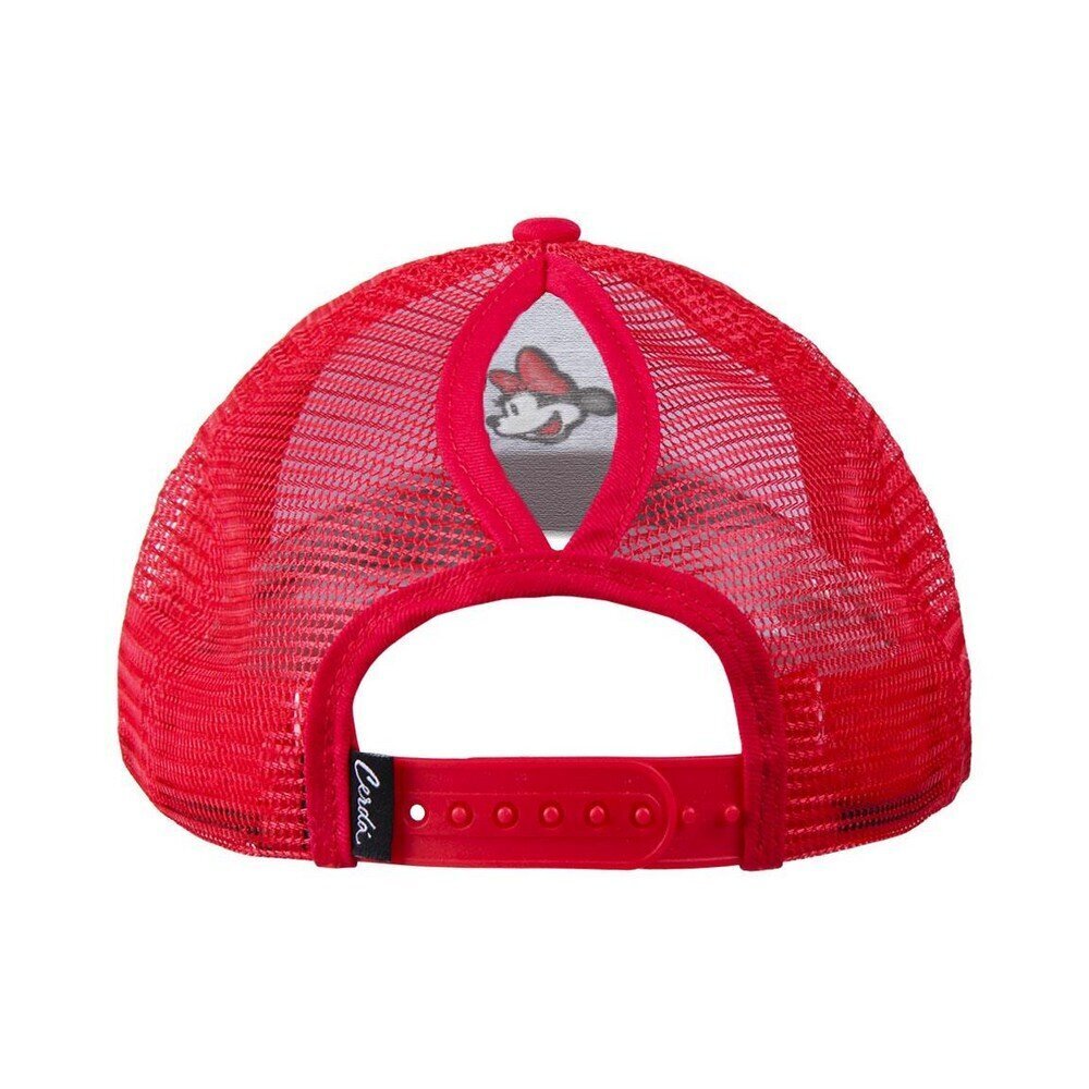 Laste nokamüts Minnie Mouse punane hall (53 cm) hind ja info | Mütsid, sallid, kindad tüdrukutele | hansapost.ee