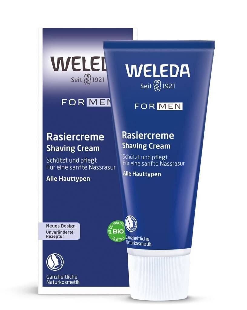 Raseerimise kreem Weleda (75 ml) цена и информация | Raseerimisvahendid | hansapost.ee