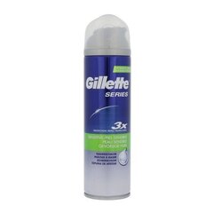 Пена для бритья для чувствительной кожи Gillette Series Sensitive 250 мл цена и информация | Средства для бритья и косметика | hansapost.ee