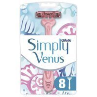 Одноразовые бритвы для женщин Gillette Venus Simply3, 8 шт цена и информация | Средства для бритья и косметика | hansapost.ee