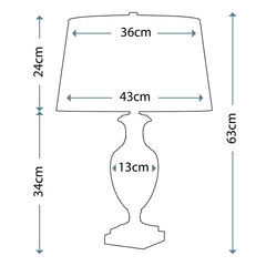 Lauavalgusti Elstead Lighting Antonia ANTONIA-TL hind ja info | Laualambid | hansapost.ee