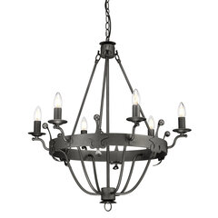 Подвесной светильник Elstead Lighting Windsor graphite WINDSOR6-GR цена и информация | Люстры | hansapost.ee