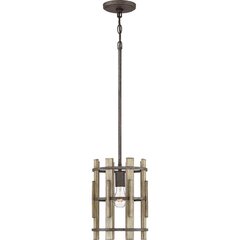 Rippvalgusti Elstead Lighting Wood hollow QZ-WOOD-HOLLOW-MP цена и информация | Люстры | hansapost.ee