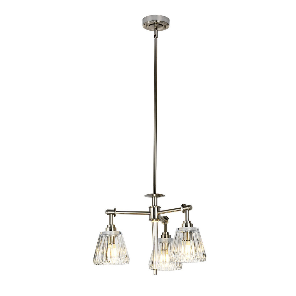 Rippvalgusti Elstead Lighting Agatha BATH-AGATHA3P-BN цена и информация | Rippvalgustid | hansapost.ee