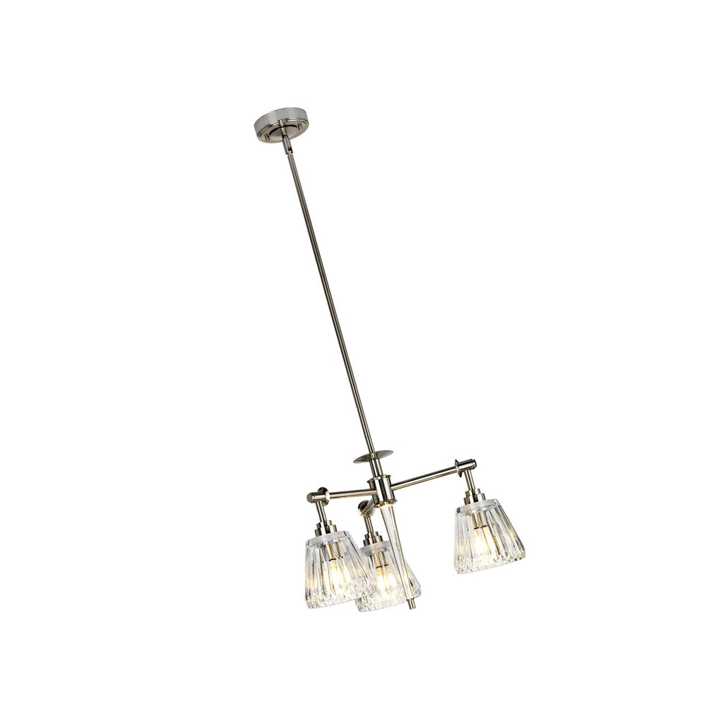 Rippvalgusti Elstead Lighting Agatha BATH-AGATHA3P-BN цена и информация | Rippvalgustid | hansapost.ee