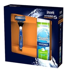 Комплект Wilkinson Sword Hydro Connect 5 для мужчин: бритва 1 шт. + пена для бритья Hydro Sensitive 250 мл цена и информация | Wilkinson Духи, косметика | hansapost.ee