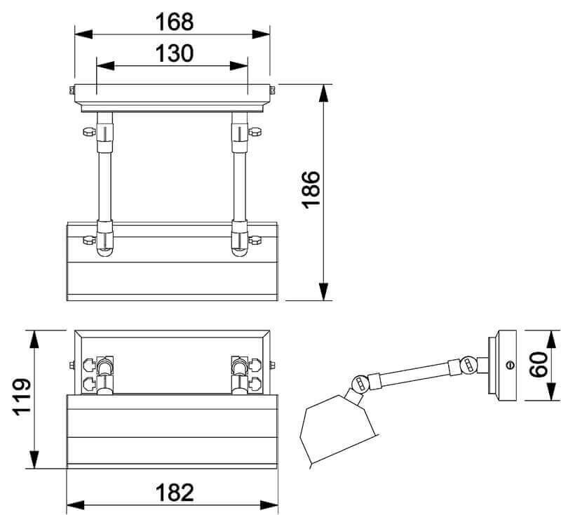 Seinavalgusti Elstead Lighting Chawton CHAWTON-PLS-PN цена и информация | Seinavalgustid | hansapost.ee