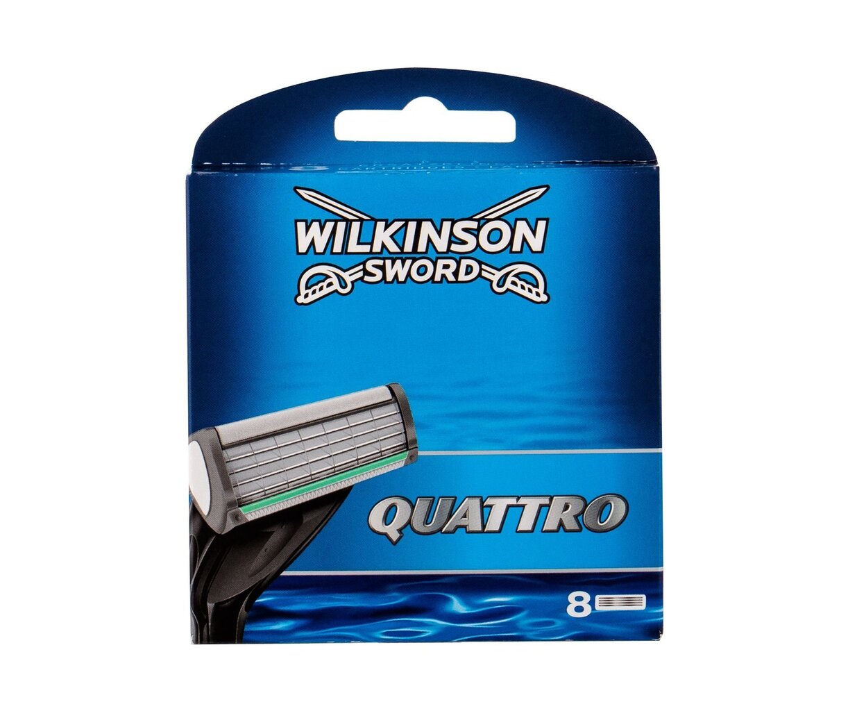 Raseerimispead Wilkinson Sword Quattro meestele 8 tk. hind ja info | Raseerimisvahendid | hansapost.ee