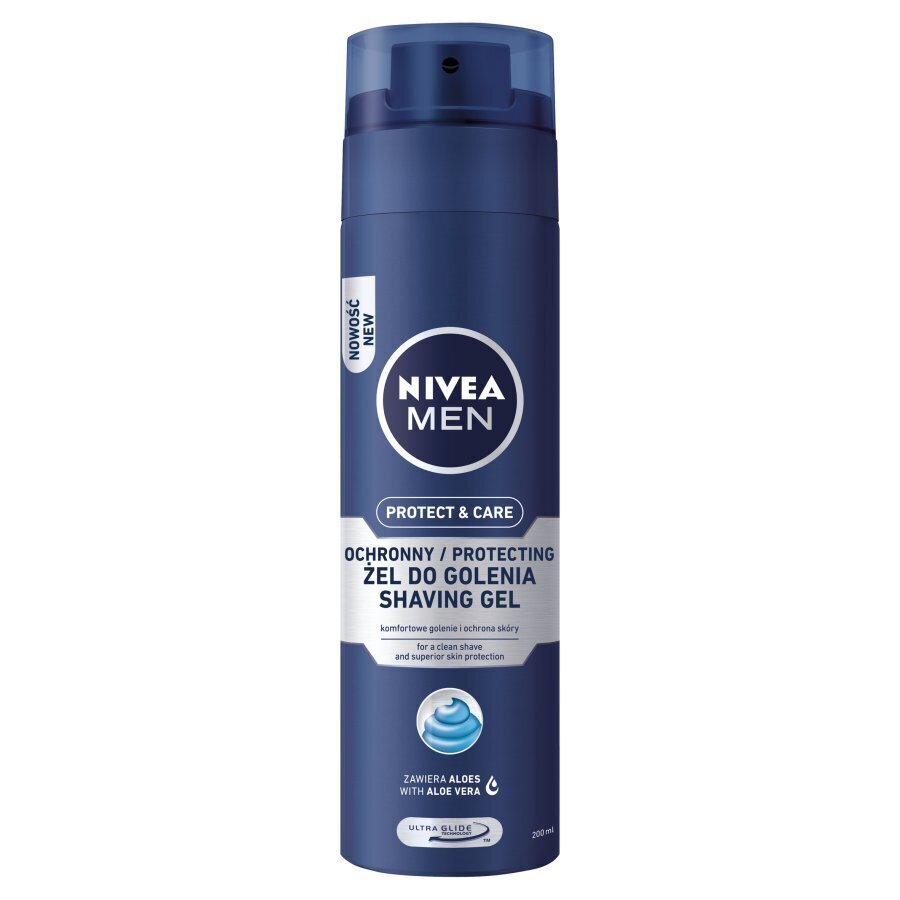 Raseerimisgeel meestele Nivea Men, 200 ml цена и информация | Raseerimisvahendid | hansapost.ee