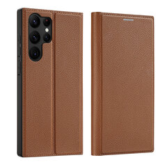 Dux Ducis Skin X2 Samsung Galaxy S23 Ultra brown hind ja info | Telefonide kaitsekaaned ja -ümbrised | hansapost.ee