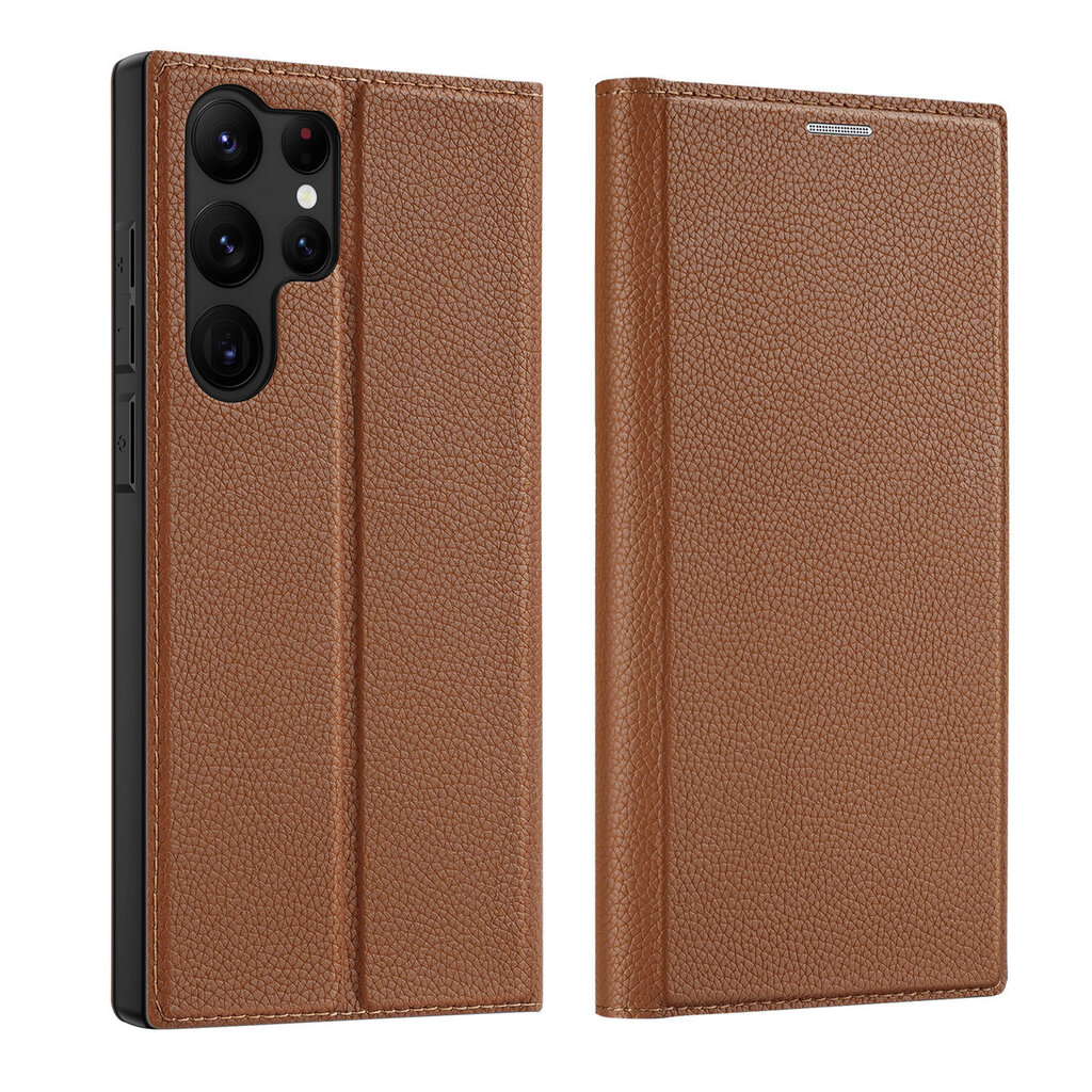 Dux Ducis Skin X2 Samsung Galaxy S23 Ultra brown hind ja info | Telefonide kaitsekaaned ja -ümbrised | hansapost.ee