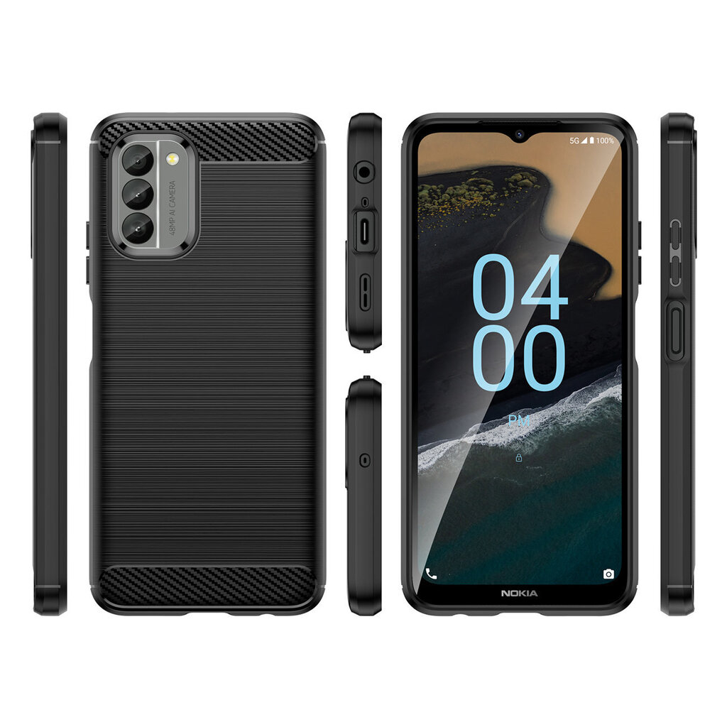 Carbon Nokia G400 black цена и информация | Telefonide kaitsekaaned ja -ümbrised | hansapost.ee