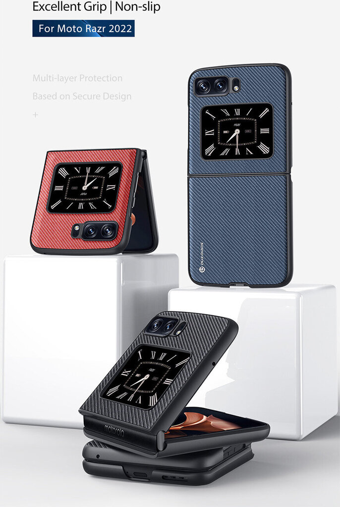 Dux Ducis Fino Motorola Razr 2022 black hind ja info | Telefonide kaitsekaaned ja -ümbrised | hansapost.ee