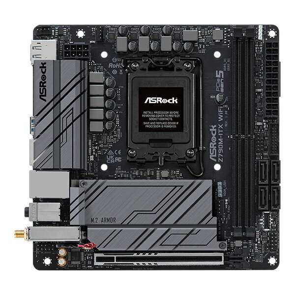 ASRock Z790M-ITX WiFi, Mini-ITX, LGA1700, DDR5 цена и информация | Emaplaadid | hansapost.ee