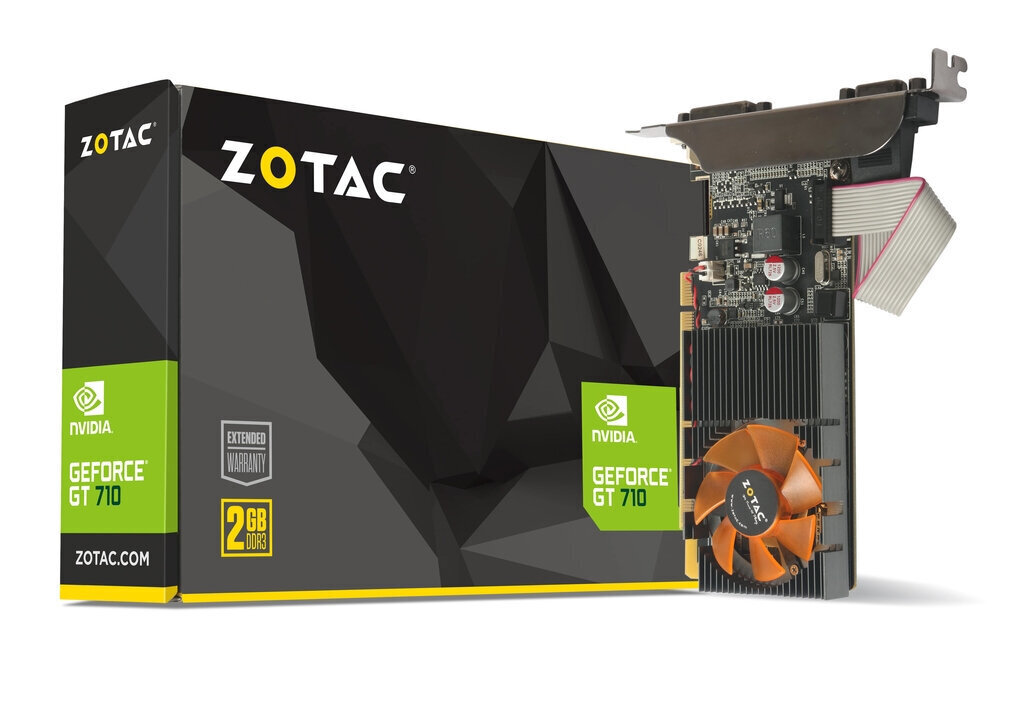 Zotac GeForce GT 710 2GB цена и информация | Videokaardid | hansapost.ee