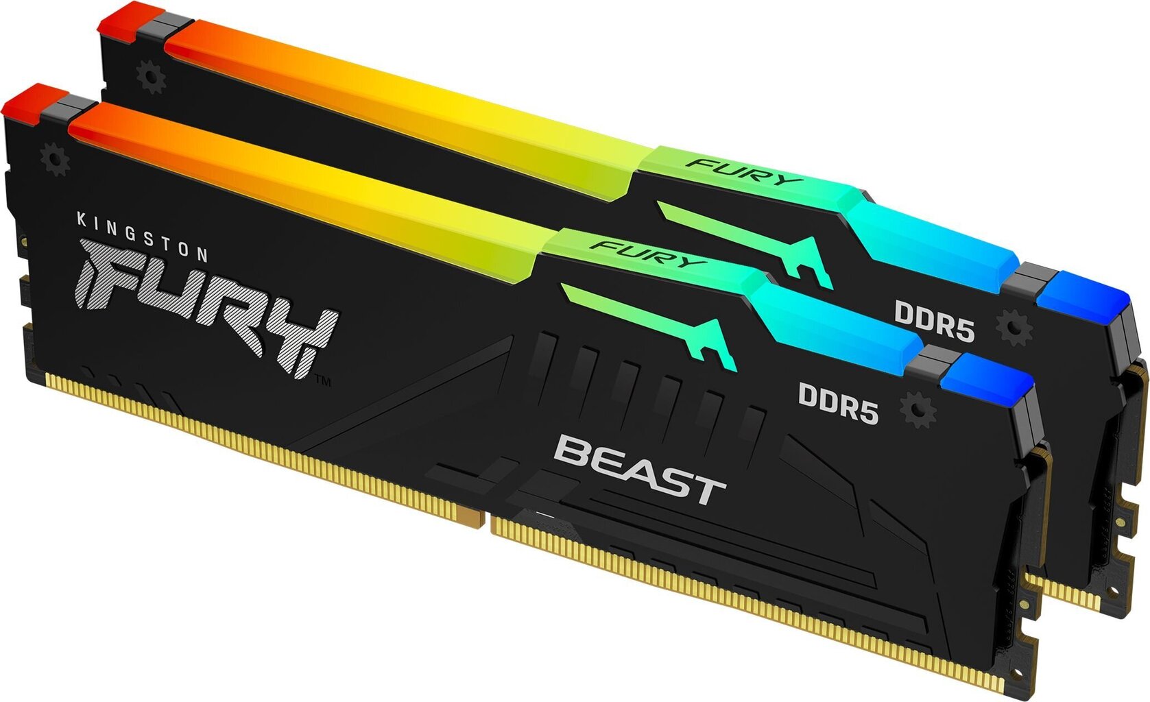 Kingston Fury Beast RGB, 16GB (2x8GB), DDR5, 5600MT/s цена и информация | Operatiivmälu | hansapost.ee
