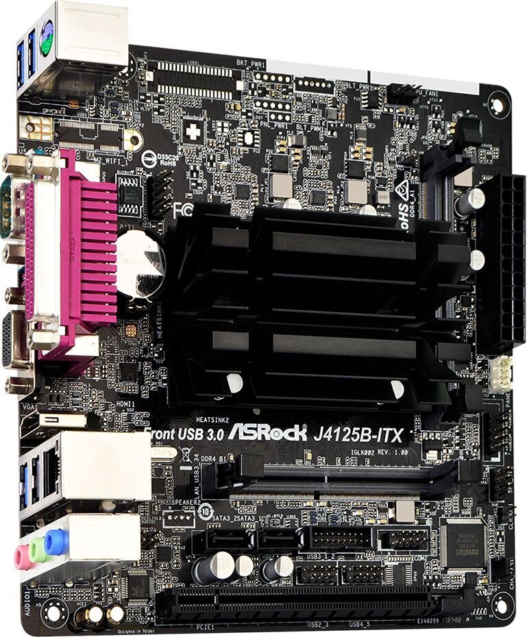 ASRock J4125B-ITX, Mini ITX, DDR4 (90-MXBCH0-A0UAYZ) hind ja info | Emaplaadid | hansapost.ee