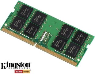 Kingston ValueRAM SO-DIMM DDR4 16 GB 2666 MHz CL19 (KVR26S19D8/16) цена и информация | Объём памяти (RAM) | hansapost.ee