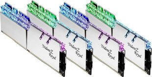 G.Skill Trident Z Royal, 64GB (4x16GB), DDR4, 3200MHz (F4-3200C16Q-64GTRS) hind ja info | Operatiivmälu | hansapost.ee