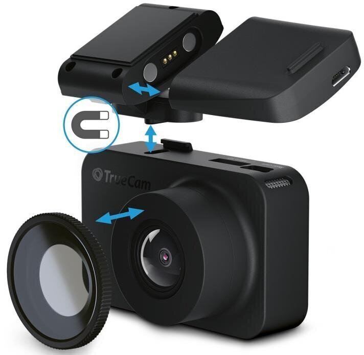 TrueCam M7 GPS Dual, must hind ja info | Pardakaamerad ja auto videokaamerad | hansapost.ee