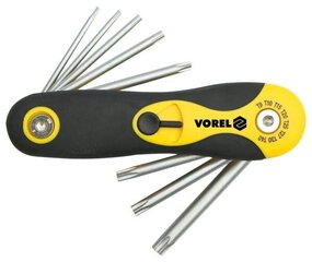 Tööriistakomplekt Torx T9-T40 – Vorel 56507 hind ja info | Käsitööriistad | hansapost.ee