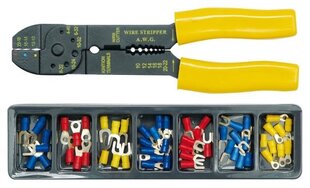 Tööriistakomplekt traadi isolatsiooni eemaldamiseks ja pressimiseks 45050 hind ja info | Oem Tööriistad | hansapost.ee